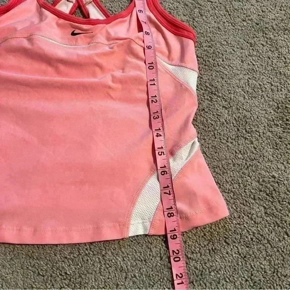 nike dri fit Women’s Sports Bra Activewear Top Peach Size Medium - Picture 8 of 9